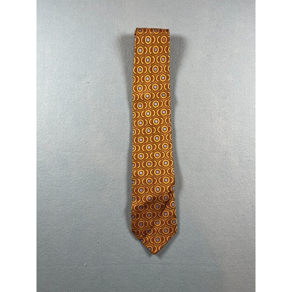 ROBERT TALBOTT Men’s TIE YELLOW BEST OF CLASS NORDSTROM SILK NECKTIE DESIGNER